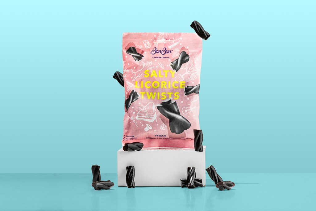 Salty curves of licorice